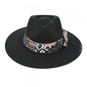 Rocker Fedora Hat Black Rocker Fedora Hat Black
