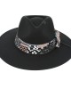 Rocker Fedora Hat Black Rocker Fedora Hat Black