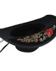 Straw Western Hat Black with Red Hatband Straw Western Hat Black with Red Hatband