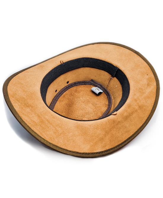 Leather Western Hat - Tan 