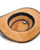 Leather Western Hat - Tan 