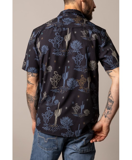 Kimes Ranch - Dunn Black Men's Short Sleeve Shirt Kimes Ranch - Dunn Black Men's Short Sleeve Shirt
