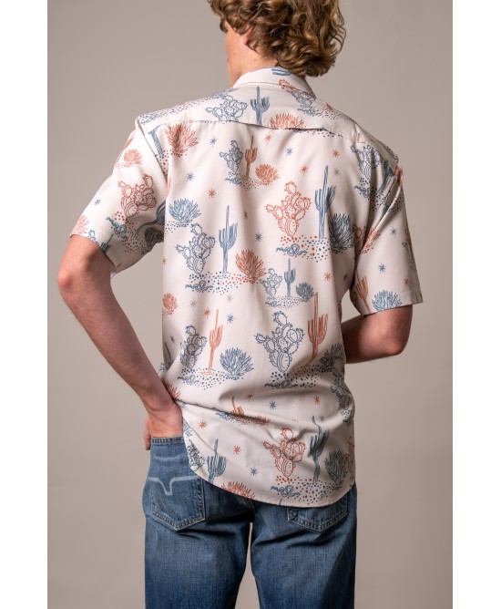 Kimes Ranch - Dunn Natural Men's Short Sleeve Shirt Kimes Ranch - Dunn Natural Men's Short Sleeve Shirt