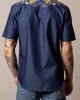 Kimes Ranch - Leland Indigo Men's Short Sleeve Shirt Kimes Ranch - Leland Indigo Men's Short Sleeve Shirt