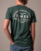 Kimes Ranch - Heavy Text Heather Forest Green Men's T-shirt