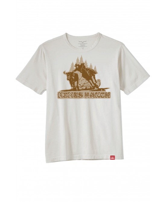 Kimes Ranch - Lucky B Bull Dogger White Women's T-shirt