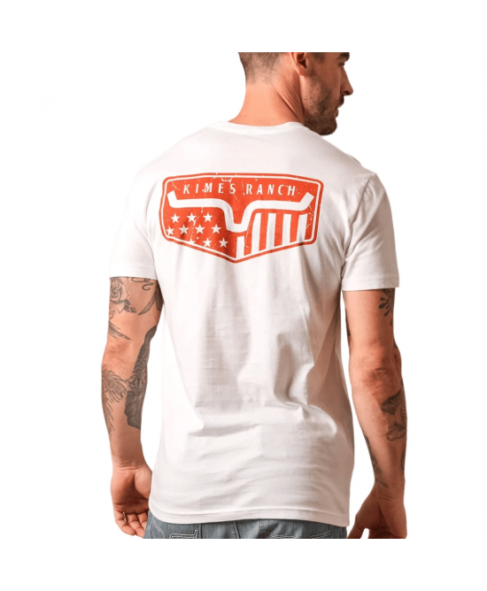Kimes Ranch - Spangled Men's T-shirt White Kimes Ranch - Spangled Men's T-shirt White