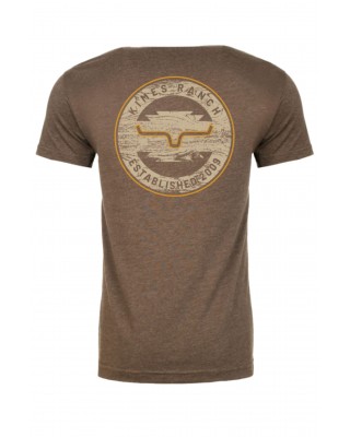 Kimes Ranch - Wood Stamp Men's T-shirt