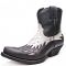 Mayura 012 Ankle Cowboy Boot Leather Genuine Snakeskin - Natural Black Mayura 012 Ankle Cowboy Boot Leather Genuine Snakeskin - Natural Black