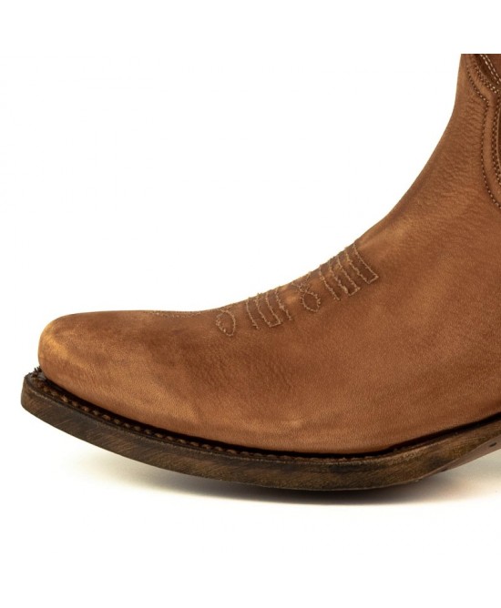 Mayura 2374 Lavado Cognac Cowboy Ankle Boots