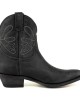 Mayura 2374 Lavado Negro Cowboy Ankle Boots