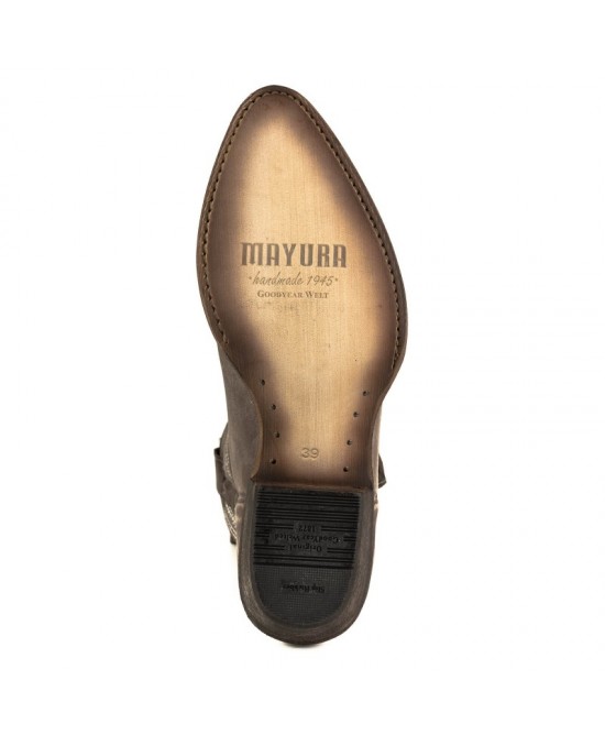 Mayura 2374 Lavado Testa Cowboy Ankle Boots