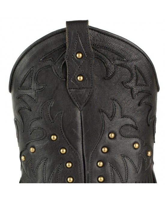 Mayura 2475 Fado Negro Fringes Ladies Cowgirl Boot
