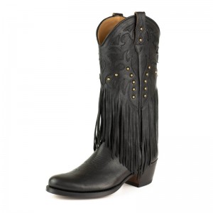 Mayura 2475 Fado Negro Fringes Ladies Cowgirl Boot