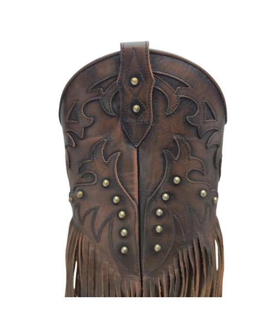 Mayura 2475 Old Manchado Fringes Ladies Cowgirl Boots Mayura 2475 Old Manchado Fringes Ladies Cowgirl Boots