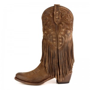 Mayura 2475 Brown Fringes Tabaco Ladies Cowgirl Boot