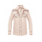 Rangers - 012CA01 Beige Men's Western Shirt