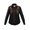 Rangers - 060DA01 Black Women's Western Shirt