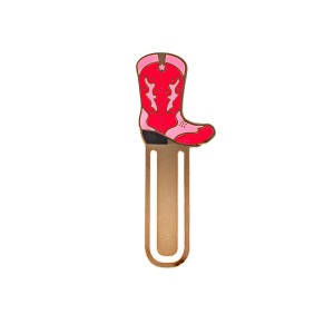 Cowboy Boot Metal Bookmark