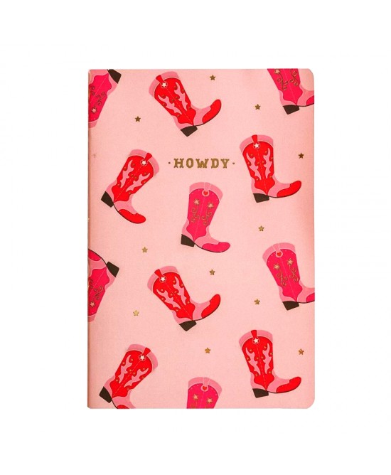 Howdy Cowboy Boot A5 Notebook