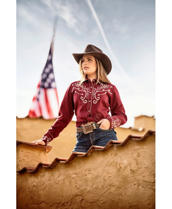 Stars & Stripes - Ruth Women's Western Shirt