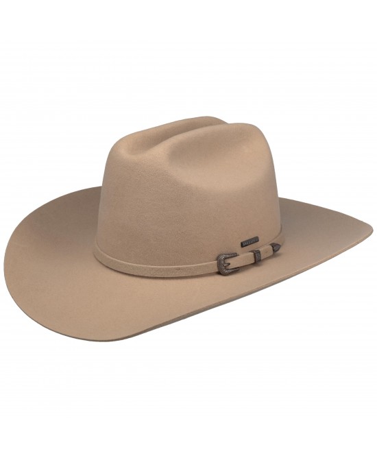 Wool Hat - Stetson Western Woolfelt - Fur Wool Hat - Stetson Western Woolfelt - Fur