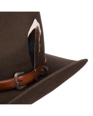 Wool Hat - Stetson Limington Western Espresso