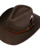 Wool Hat - Stetson Limington Western Espresso