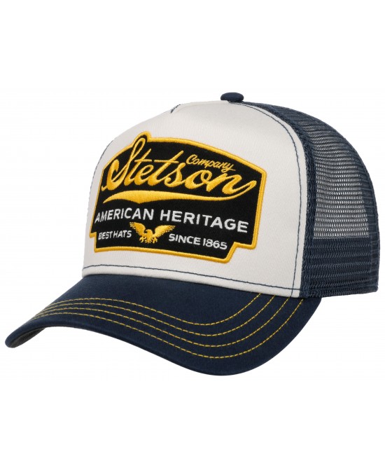 Trucker Hat - Stetson American Heritage Black Trucker Hat - Stetson American Heritage Black