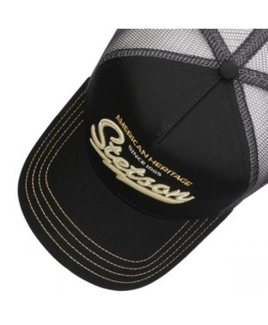Trucker Hat - Stetson American Heritage Classic Black