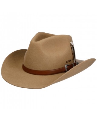 Wool Hat - Stetson Limington Western Brown