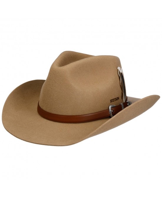 Wool Hat - Stetson Limington Western Brown Wool Hat - Stetson Limington Western Brown