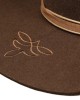 Wool Hat - Stetson Western Woolfelt - Brown