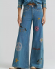 Wrangler - Lainey Wilson Embroidered Wide Leg Jeans