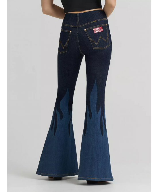Wrangler - Lainey Wilson Flame Pull On Flare Jeans