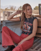 Wrangler - Lainey Wilson Flare Jeans Red