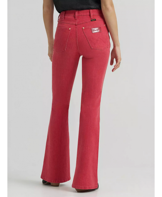Wrangler - Lainey Wilson Flare Jeans Red