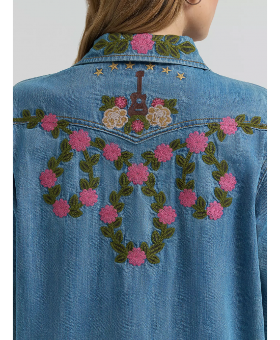 Wrangler - Lainey Wilson Embroidered Flower Shirt