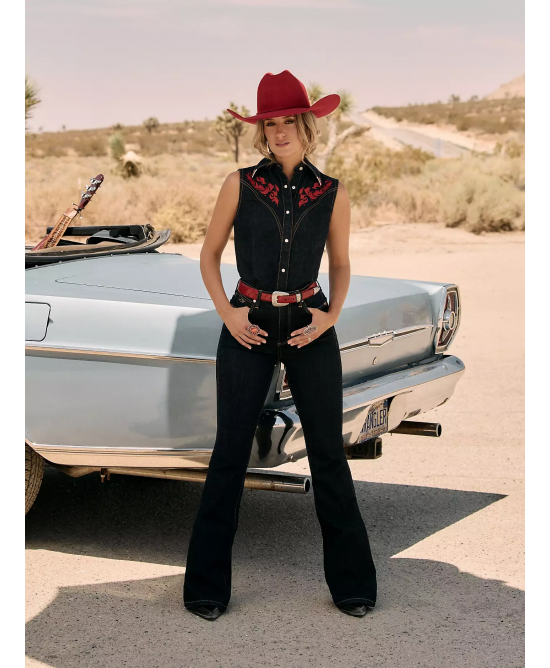 Wrangler - Lainey Wilson Sleeveless Shirt Rinse