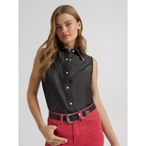 Wrangler - Lainey Wilson Distressed Sleeveless Shirt