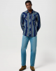 Wrangler - Regular Western Indigo Shirt - Blue Wrangler - Regular Western Indigo Shirt - Blue