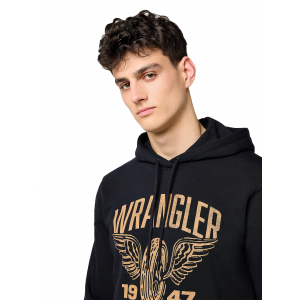 Wrangler - Americana Black Hoodie Wrangler - Americana Black Hoodie