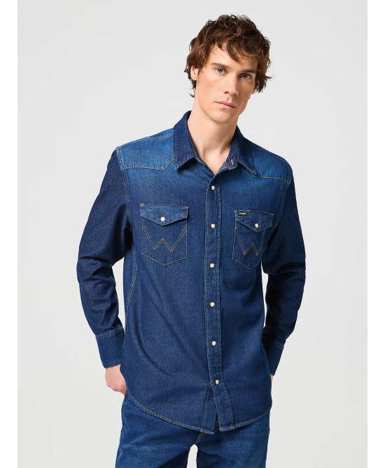 Wrangler - 27MW Western Shirt - Darkstone Wrangler - 27MW Western Shirt - Darkstone