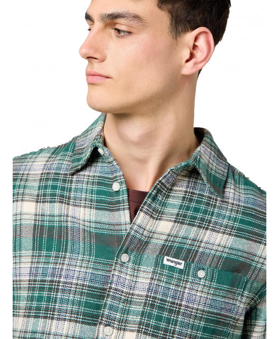 Wrangler - Cotton Shirt Green