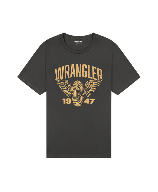 Wrangler - Americana T-Shirt Faded Black Wrangler - Americana T-Shirt Faded Black