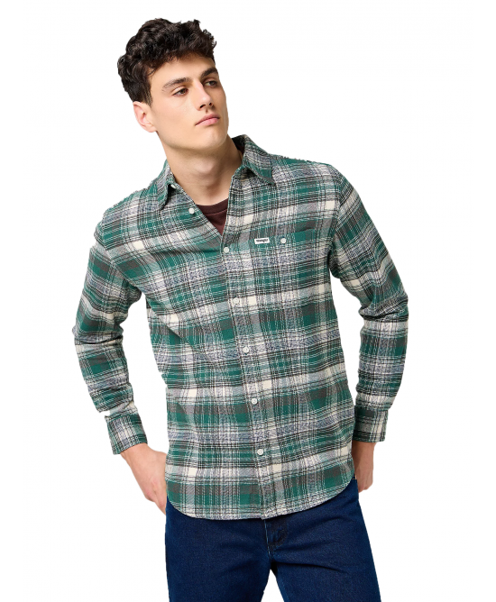 Wrangler - Cotton Shirt Green