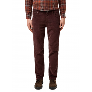 Wrangler - Greensboro Corduroy Straight Trousers - Mahogany 