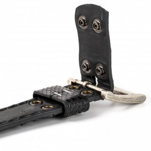 Mayura 1020 Snakeskin Python Belt Black Mayura 1020 Snakeskin Python Belt Black