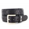 Mayura 1020 Snakeskin Python Belt Black