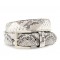 Mayura 1020 Snakeskin Python Belt White Mayura 1020 Snakeskin Python Belt White